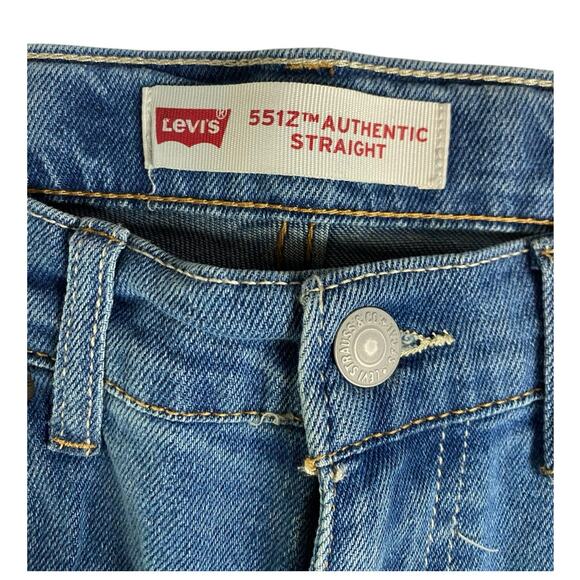 Levi's 551Z Authentic Straight Jeans, Stretch | Big Boys 14R 27"x29" NEW - Picture 4 of 5